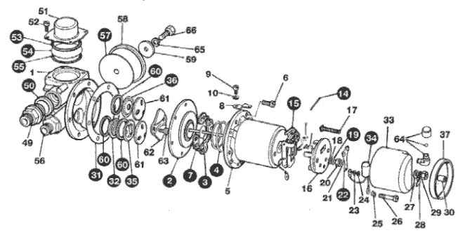 300 & 1300 pump parts