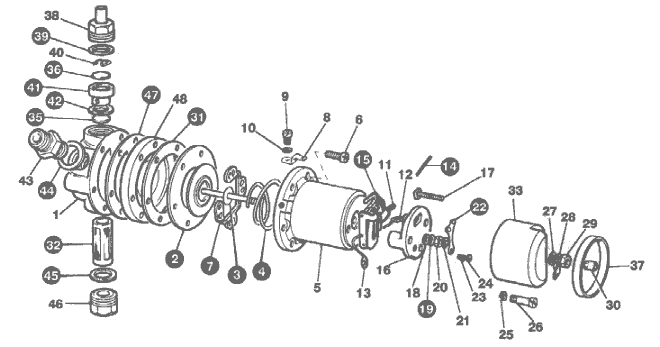 LP & HP Pump parts